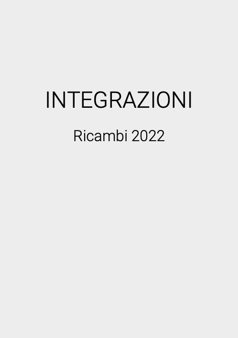 Giuseppe Tirinnanzi - Прайс-лист INTEGRAZIONI