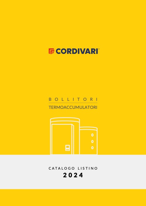 Cordivari - Listino prezzi Listino Bollitori e Termoaccumulatori 2024 (Rev.2025)