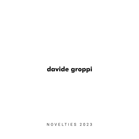 Davide Groppi - Catalogue news 2023
