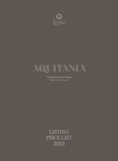 Tiferno - Price list Aquitania