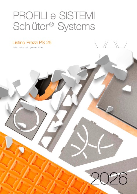 Schluter - Listino prezzi PROFILI e SISTEMI