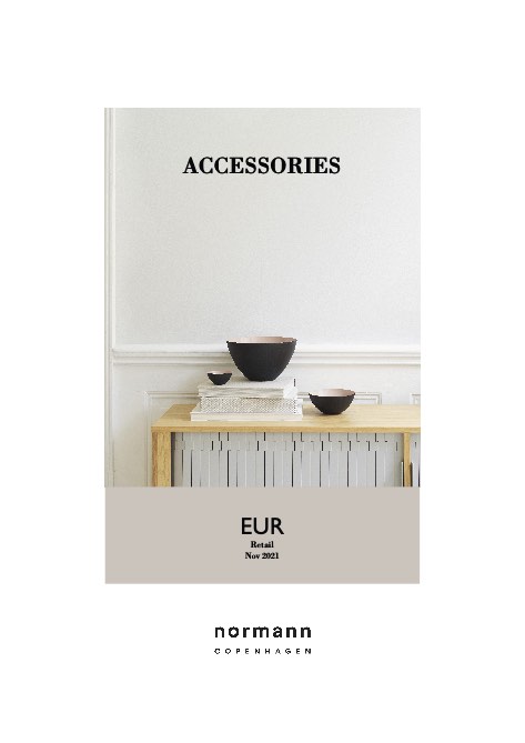 Normann Copenhagen - Preisliste Accessories