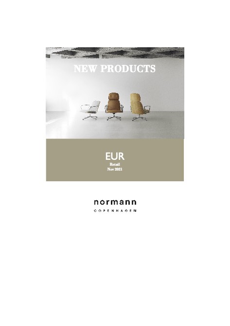Normann Copenhagen - Прайс-лист New Products