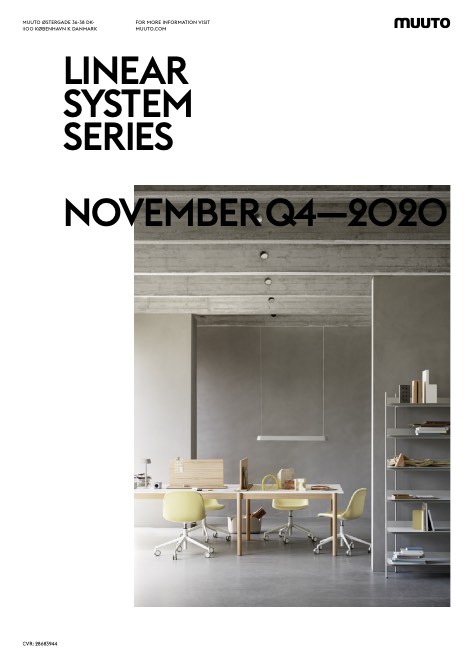 Muuto - Preisliste Lynear System Series - November Q4-2020