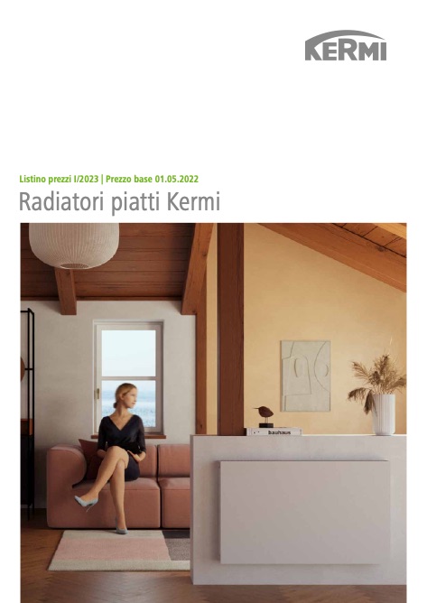 Kermi - Preisliste Radiatori Piatti | Giugno 2022 (agg. 2023)
