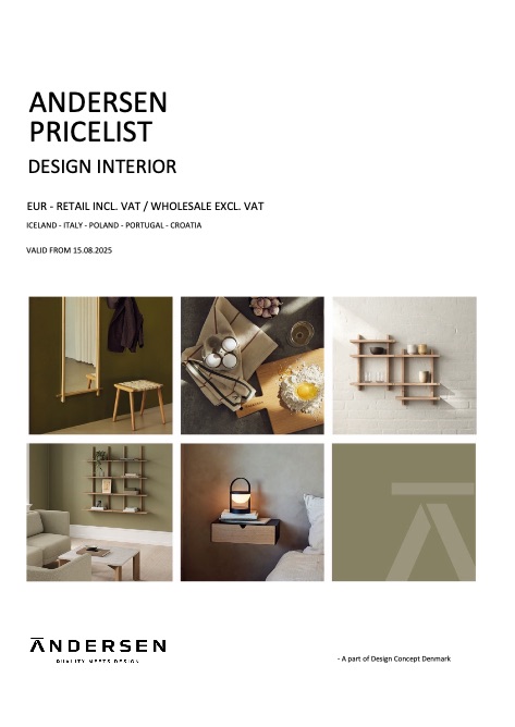 Andersen - Listino prezzi Design Interior