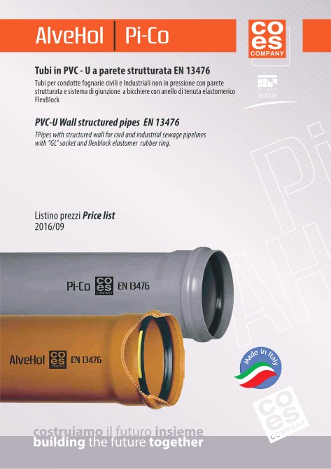 Coes - Preisliste AlveHol