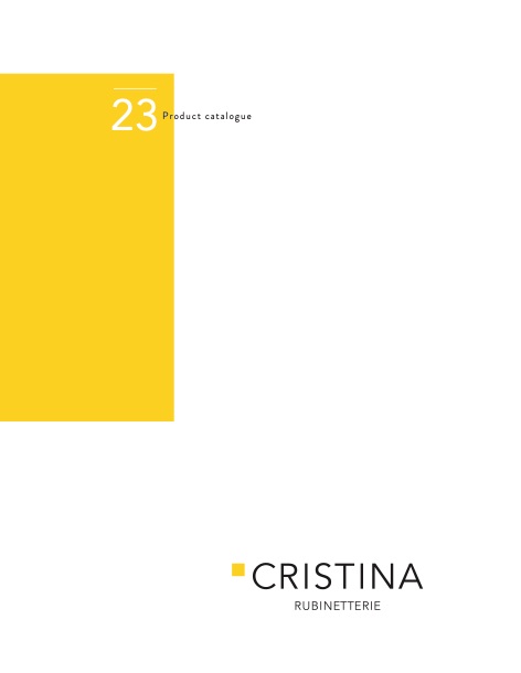 Cristina - Catalogo Product Catalogue 2023