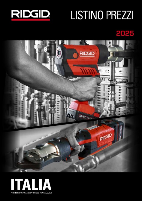 Ridgid - Listino prezzi 2025