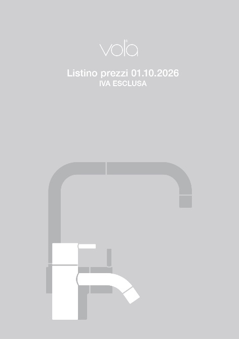 Vola - Listino prezzi Ottobre 2026
