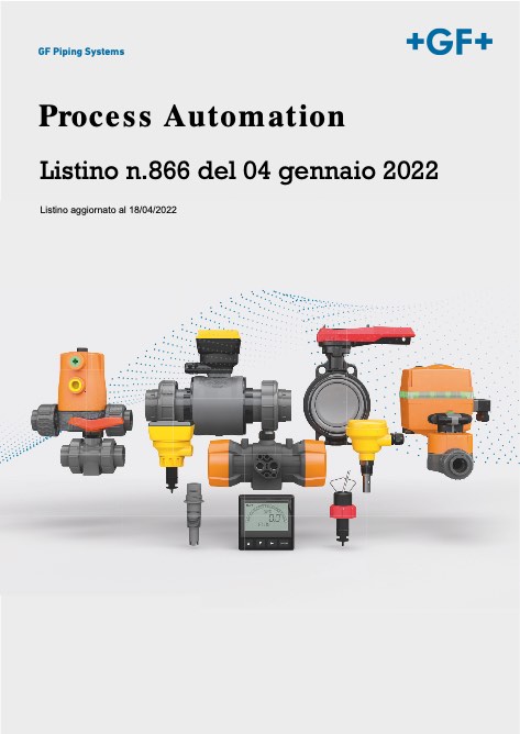 Georg Fischer - Price list N° 866 Process Automation