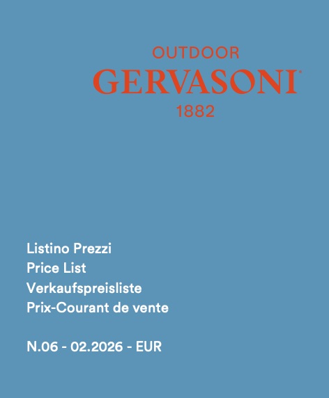 Gervasoni - Listino prezzi Outdoor n°06