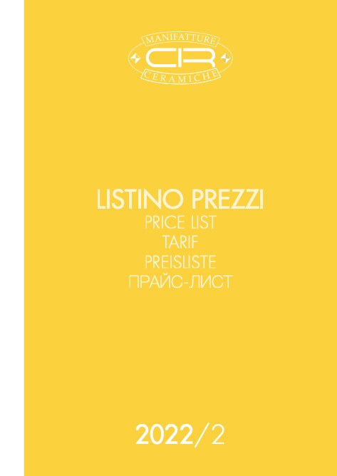 Cir - Listino prezzi 2022 rev1