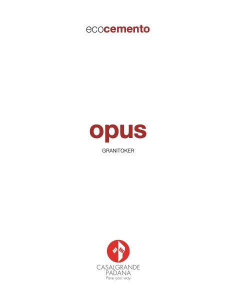 Casalgrande Padana - Catalogo opus