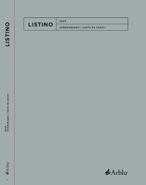 Arblu - Listino prezzi Arredobagno 2023