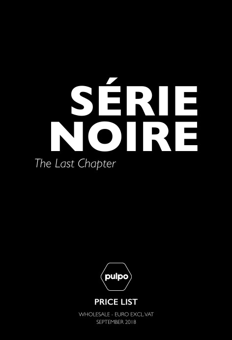 Pulpo - 价目表 Serie Noire