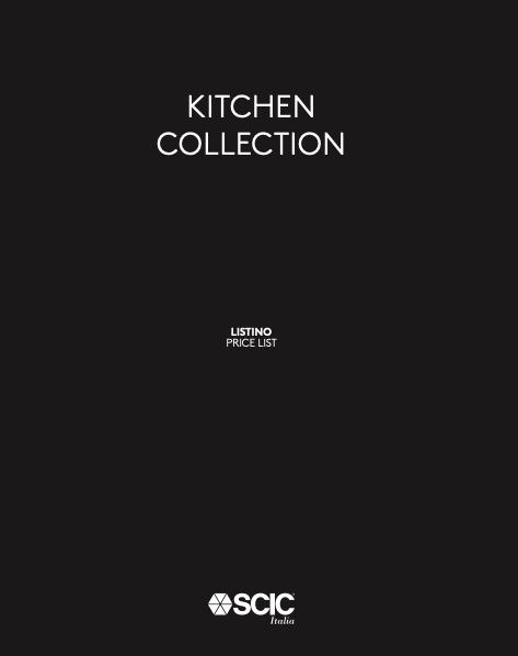 Scic - Price list Kitchen Collection