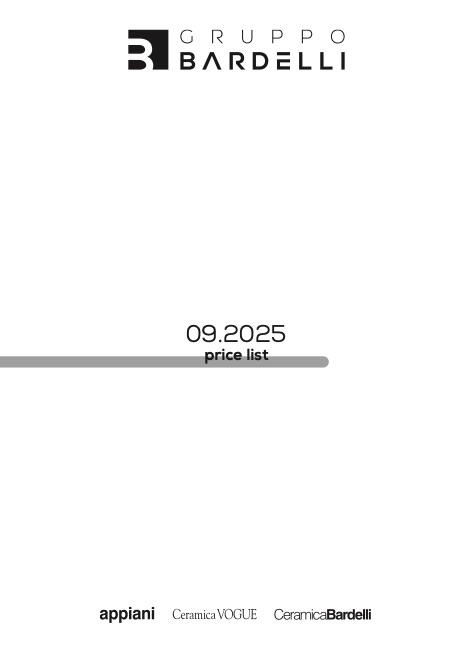 Vogue - Listino prezzi 09.2025
