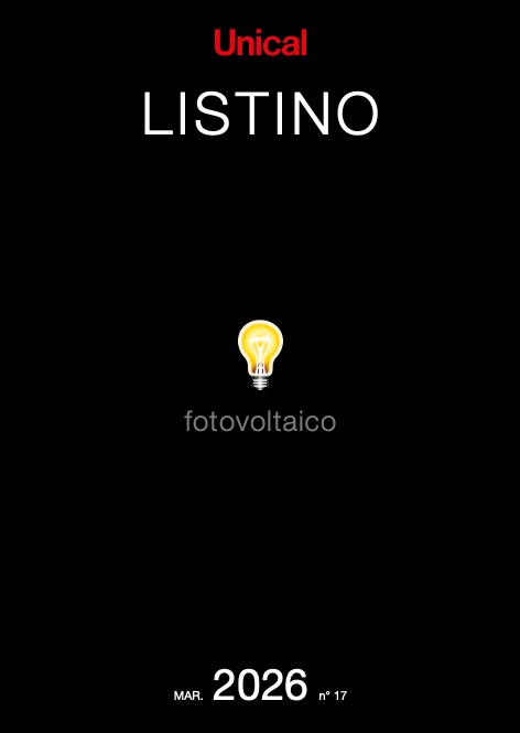 Unical - Price list FOTOVOLTAICO