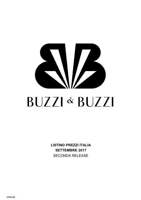 Buzzi & Buzzi - Price list Generale (2ª ed.)