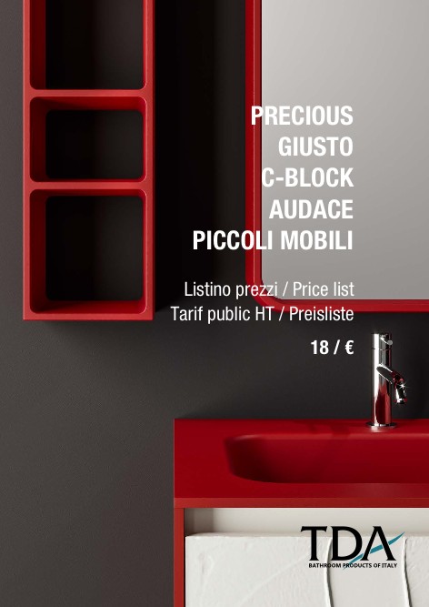 Tda - Price list Precious Giusto C-Block Audace Piccoli_Mobili