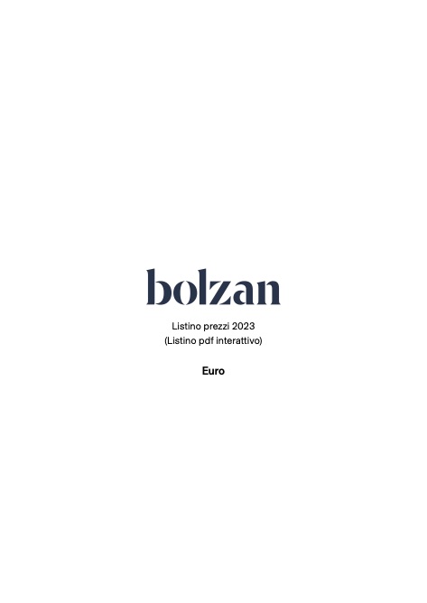 Bolzan - Liste de prix 2023 (rev 02)