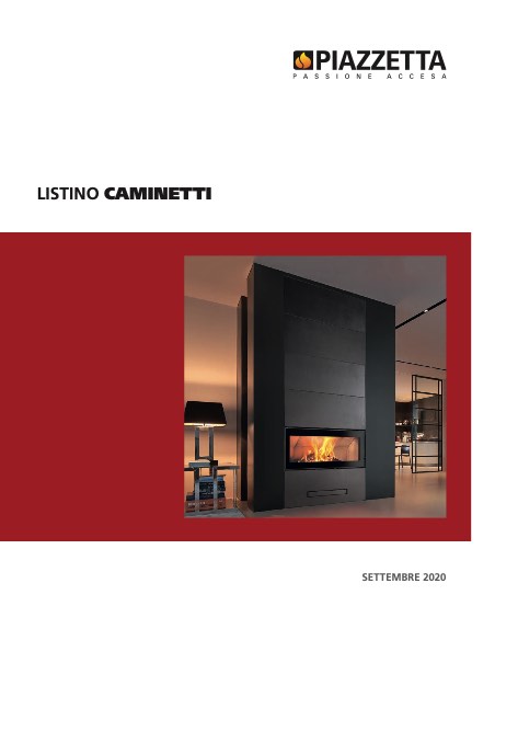 Piazzetta - Listino prezzi Camini