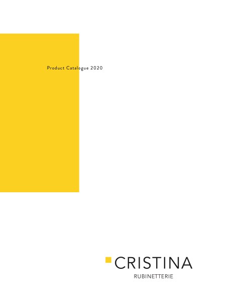 Cristina - Catalogue Product Catalogue 2020