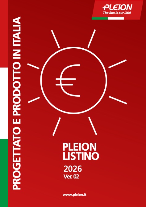 Pleion - Listino prezzi 2026 (Ver. 02)