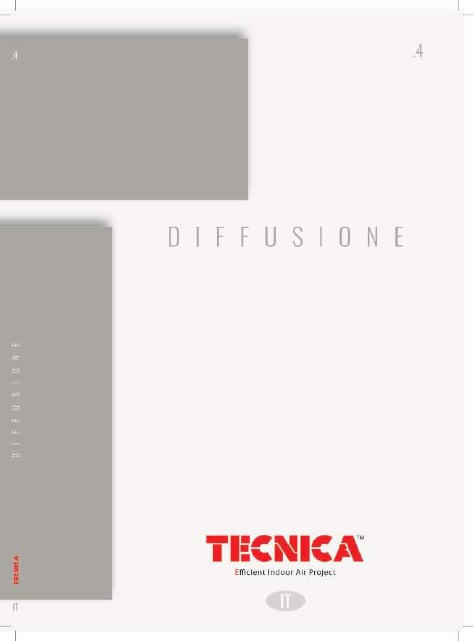 Tecnica - 目录 Diffusione