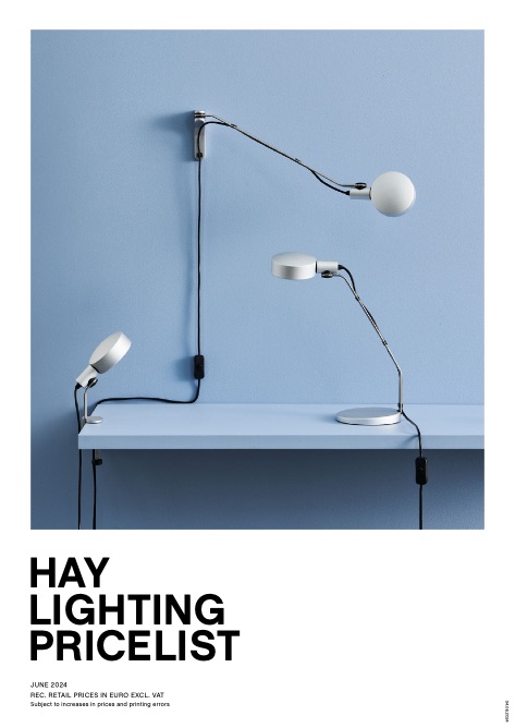 Hay - Listino prezzi LIGHTING