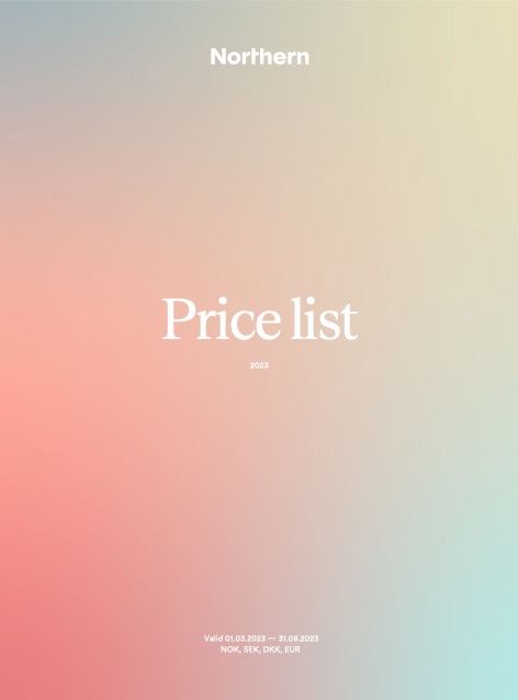 Northern - Price list 2023