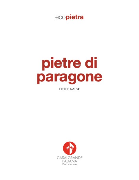 Casalgrande Padana - Catalogo pietre di paragone
