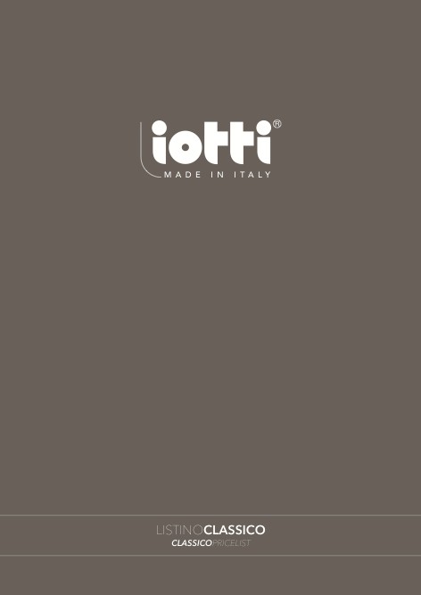 Iotti - Catalogue Classico