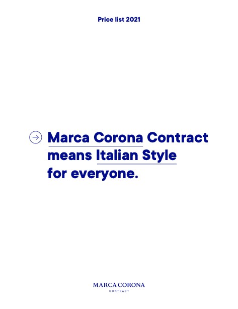 Marca Corona - Listino prezzi Contract 2021
