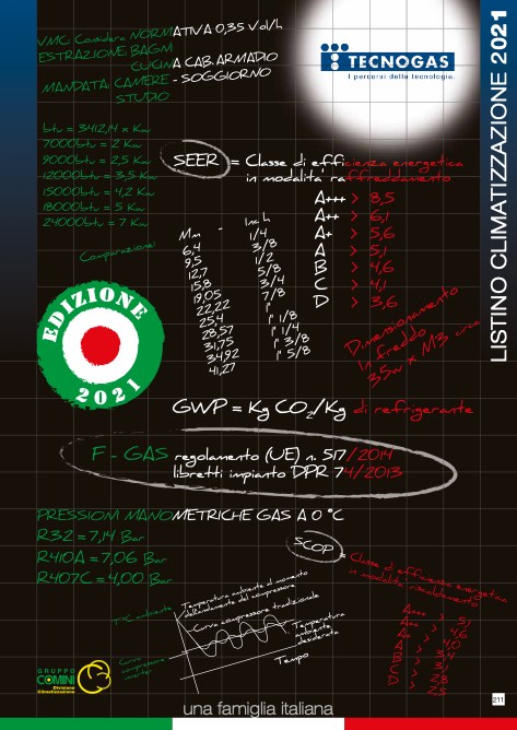 Comini - 价目表 18. Tecnogas