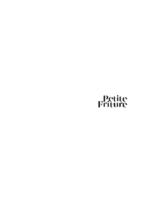 Petite Friture - 目录 Collection 2022