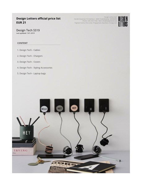 Design Letters - Прайс-лист Design Tech