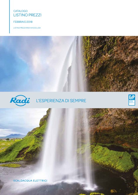 Radi - Listino prezzi Febbraio 2018
