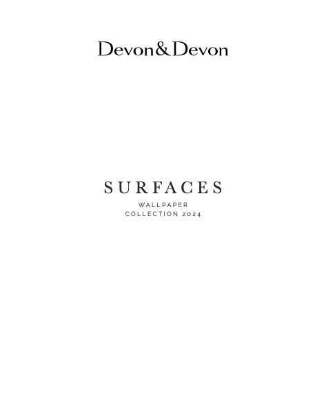 Devon&Devon - Price list Surfaces 2024 - Wallpaper