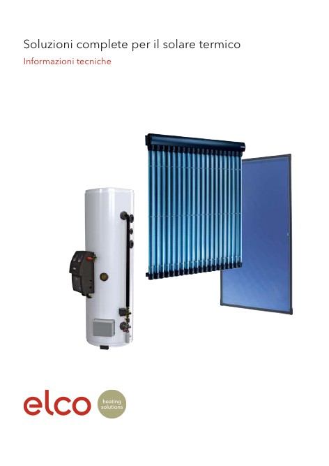 Elco - Katalog SOLUZIONI COMPLETE SOLARE TERMICO
